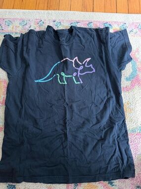 Try guys Women's Graphic Tee with Pastel Triceratops